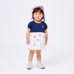 POLO BCS ギャザースカートロンパース ネイビー&times;70cm  ベビーザらス限定