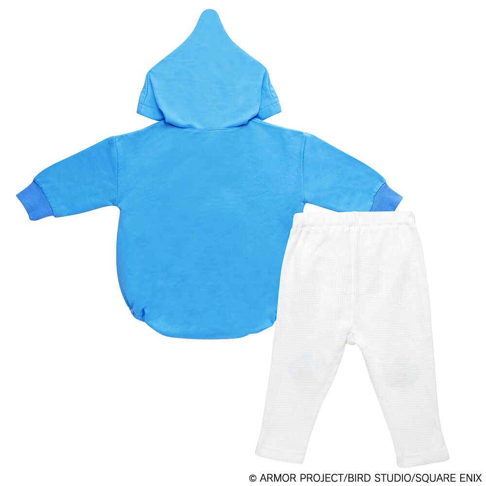 ドラクエベビー＆キッズ レギンス付きボディスーツ スライム(ブルー×約