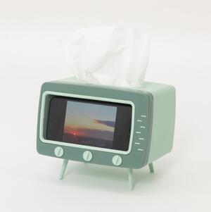 スマホスタンド付きティッシュケース(グリーン) トイザらス限定