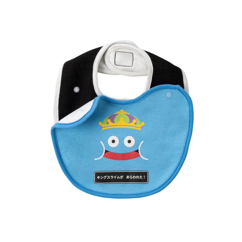 ドラクエベビー＆キッズ パチパチ付け替えスタイ 4枚組 スライムたちが