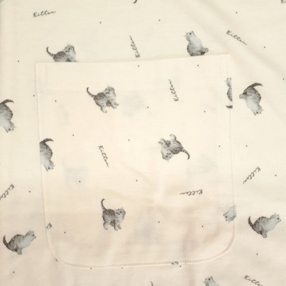 Petit jouet for maternity プティジョエット 長袖ワンピースパジャマ