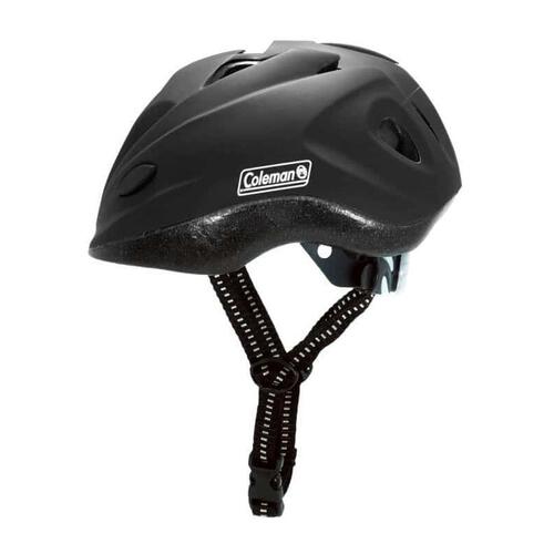 コールマン ジュニアヘルメットSG M（52～56cm）ブラック 子供用ヘルメット 軽量 黒 おしゃれ SG規格適合 バイク 自転車  4歳 5歳 6歳