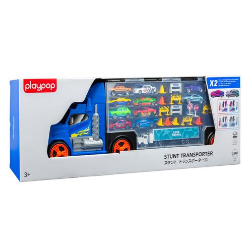 プレイポップ スタントトランスポーター11 トイザらス限定 クリスマスプレゼント 3歳 4歳 5歳