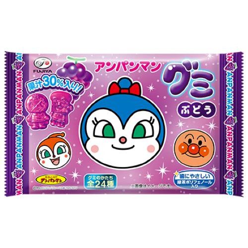 アンパンマン グミ ぶどう 6粒 果汁30％ 緑茶ポリフェノール お菓子