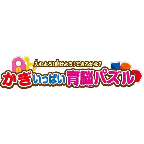【オンライン限定価格】入れよう！開けよう！できるかな？かぎいっぱい育脳パズル  2歳 3歳 4歳