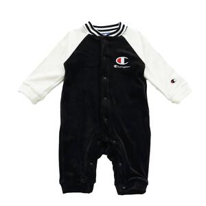 Champion チャンピオン スタジャン風カバーオール ブラック×80cmベビーザらス限定
