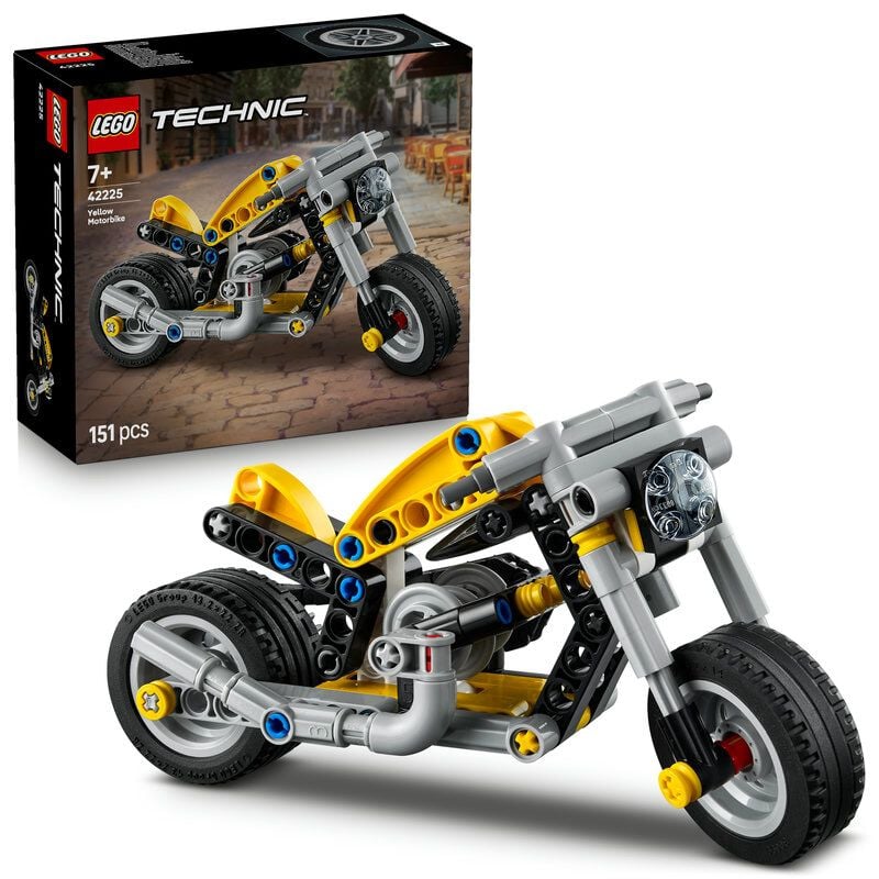 2026年3月1日発売】レゴ LEGO テクニック 黄色のオートバイ 42225