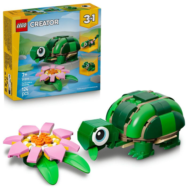 オンライン限定価格】レゴ LEGO クリエイター のんびりカメさんの水辺