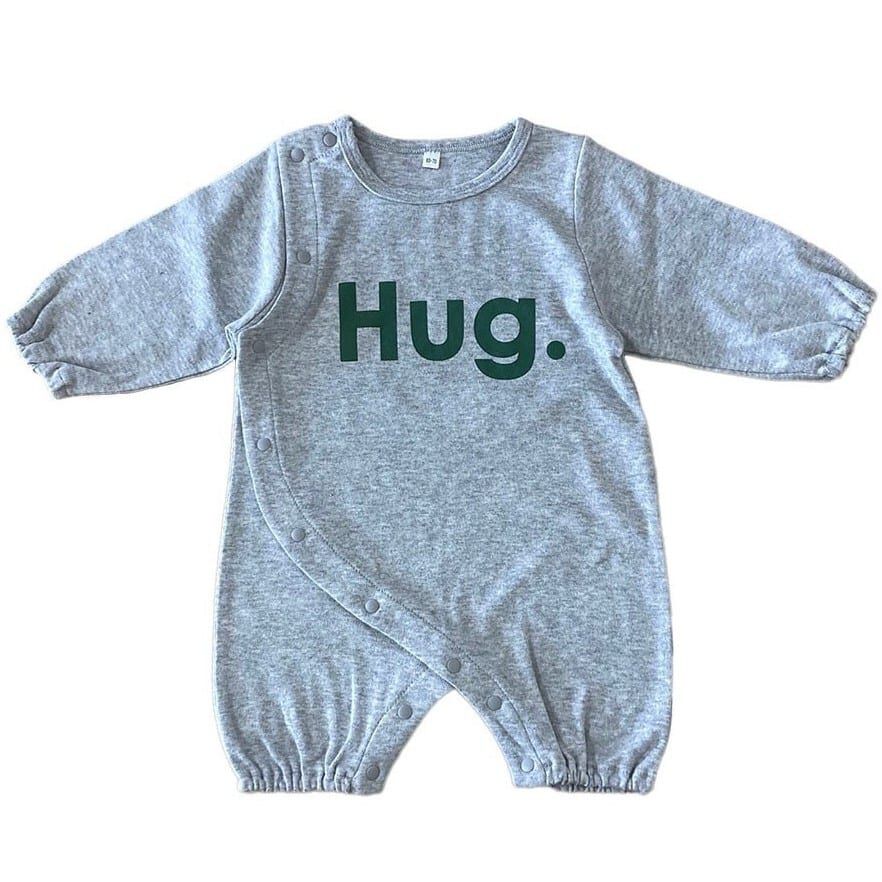 グッチ チルドレン ベビー 長袖ロンパース 12M 18M グレー chil2 ネコポス送料無料 在庫処分 長袖 ロンパース カバーオール