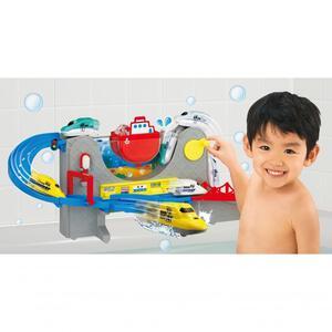 おふろDEミニカー すすめ海底トンネル！北海道新幹線はやぶさ&ドクターイエローセット クリスマスプレゼント 3歳 4歳 5歳