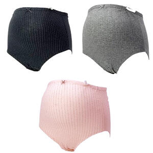 肌にやさしい 3枚組ショーツ（ドット×L-LL）