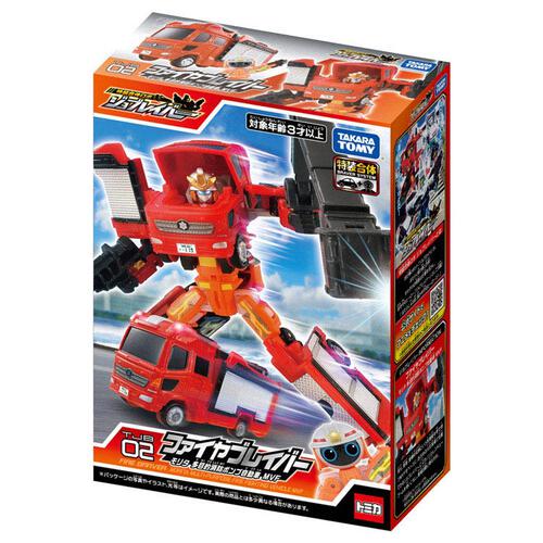 トミカ ジョブレイバー TJB02 ファイヤブレイバー モリタ 多目的消防ポンプ自動車 MVF