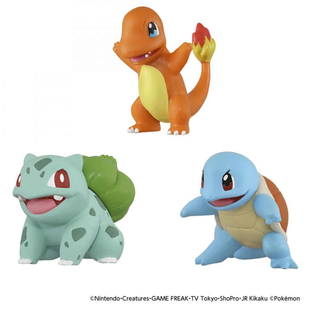 ポケモン30周年記念 モンコレ旅立ちの3匹セット カントー地方