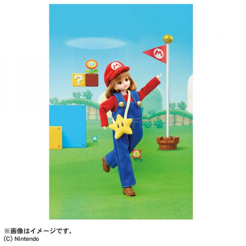 【予約受付商品】リカちゃん 人形 スーパーマリオ リカちゃん マリオスタイル【出荷予定日：2026年4月18日】