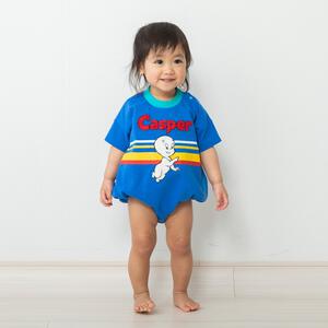 【Welcome to the Universe Baby &times; chimajiro0730さん】 キャスパー 半袖ダルマボディスーツ ﾌﾞﾙｰ&times;80cm