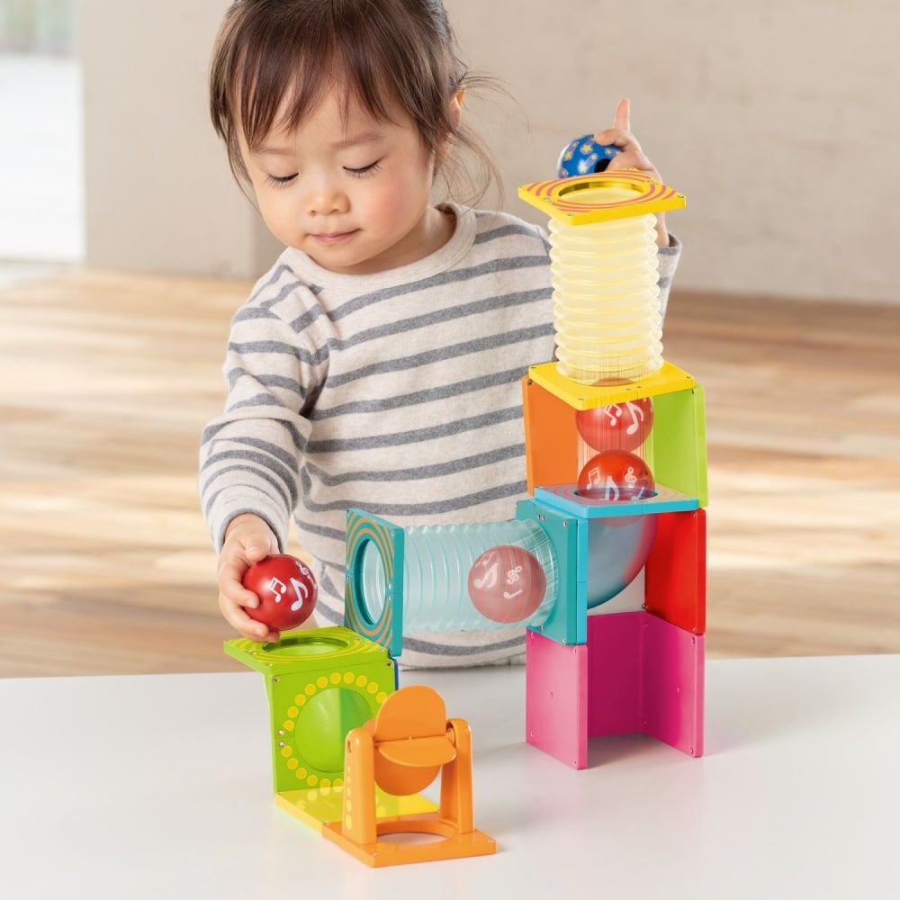 ピタゴラス ボールコースター BASIC ピタゴラスBASIC 知育いっぱい！ボールコースターサウンド｜不思議な