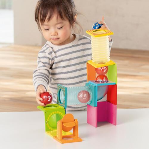 ピタゴラスBASIC 知育いっぱい！ボールコースター｜1歳半から遊べる つくれる ひらめきが育つ