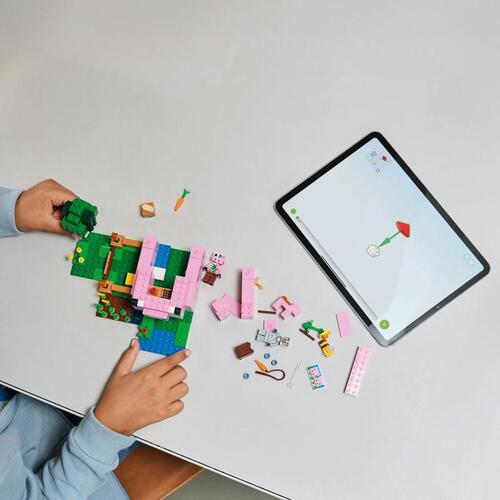 【オンライン限定価格*】レゴ LEGO マインクラフト 赤ちゃんブタのおうち 21268｜おもちゃ 玩具 誕生日 プレゼント ブロック 7歳 8歳 9歳ゲーム