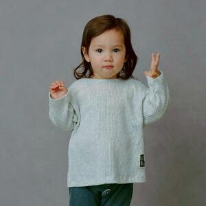 ローリーズファームベビー 楊柳ロングスリーブTシャツ (オフホワイト×100cm) ベビーザらス限定