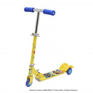 キックスクーター ポケモン S 子供 簡単折りたたみ 3輪タイプ 後輪ブレーキ クリスマスプレゼント 4歳 5歳 6歳