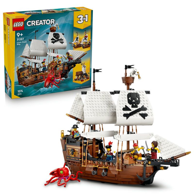 オンライン限定価格】レゴ LEGO クリエイター 海賊船とクラーケン