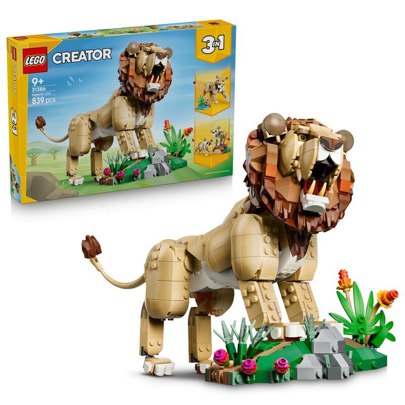 レゴ LEGO クリエイター 百獣の王 ライオン おもちゃ 玩具 誕生日