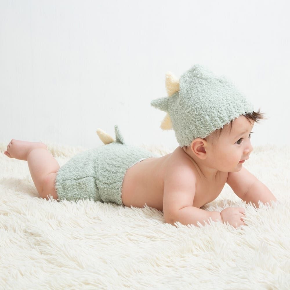 帽子付きブルマセット ボア 恐竜(グリーン×50-70cm) ベビーザらス限定