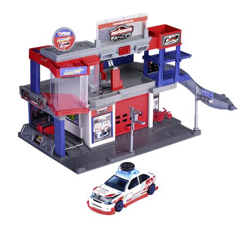 ライト＆サウンド チューナーガレージセット ミニカー1台付き トイザらス限定