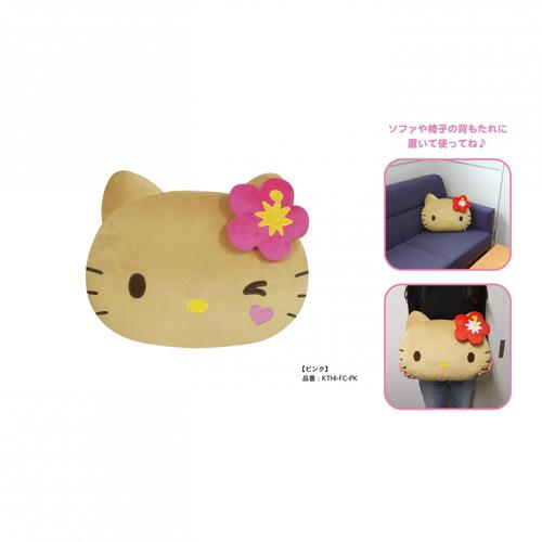 ハローキティ フェイスクッション ピンク