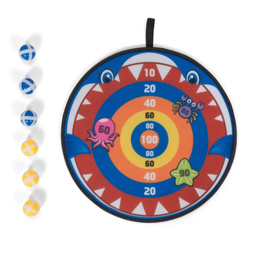 プレイポップスポーツ セーフティダーツセット 裏表 直径36cm ボール6