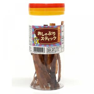 おしゃぶりスティック ポット 50g 珍味 イカ 駄菓子 お菓子