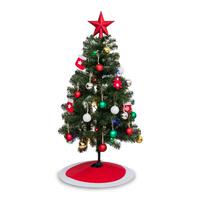 クリスマスツリーセット 120cm 小さく分割セットツリー LEDライト オーナメント付き 簡単組み立て コンパクト収納 トイザらス限定
