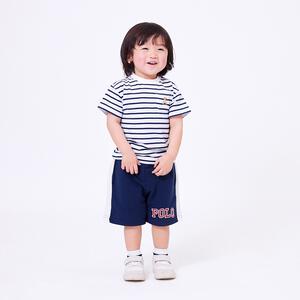 POLO BCS 半袖ボーダーＴシャツ ネイビー&times;80cm ベビーザらス限定 赤ちゃん 出産準備 出産祝い ベビー服 子供服