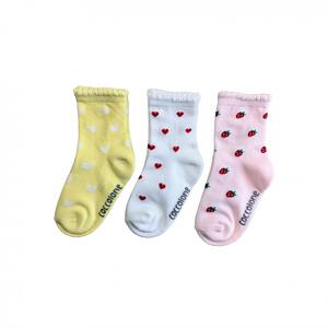 3Pクルーソックス ハート ベビーザらス限定