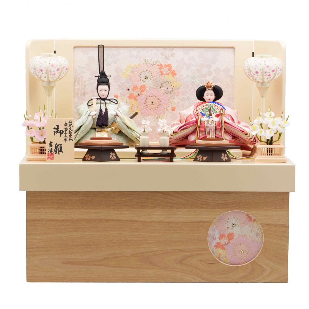 お雛様とお飾り　(展示品) 小西実作 PICCONI 遥-はるか- Rinおすべらかし 京製正絹西陣織