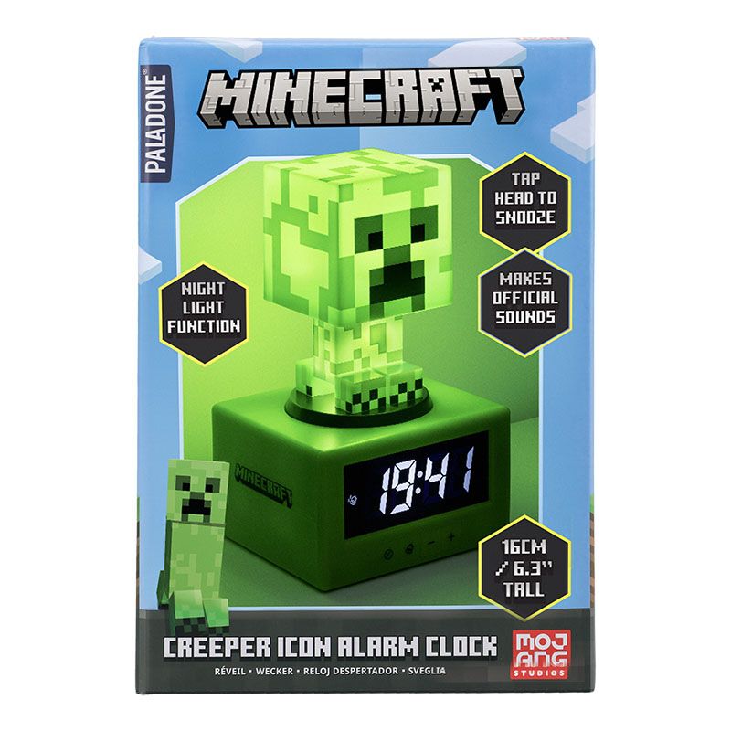 マインクラフト クリーパー目覚まし時計ライト マイクラ おもちゃ