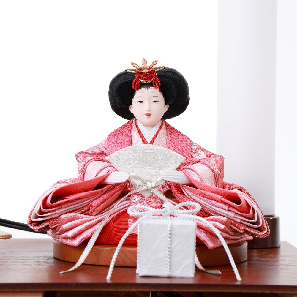 雛人形】ケース飾り 親王飾り「しだれ桜アクリル」ひな人形 ひな祭り