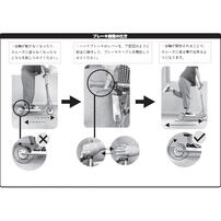 ハンドブレーキ付き 145mmキックスクーター（レッド）折りたたみ キックボード キックスタンド アルミニウム製 バランス感覚 トイザらス限定  5歳 6歳 7歳