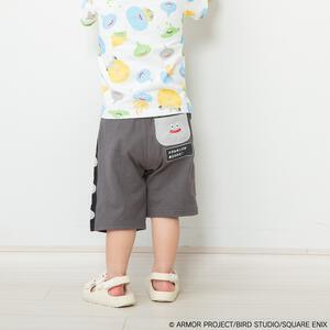 ドラクエベビー＆キッズ ハーフパンツ メタルキング(グレー×100cm)