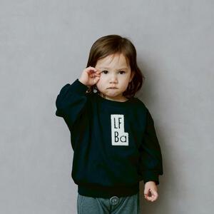 ローリーズファームベビー スウェットトップス(ブラック×100cm) ベビーザらス限定