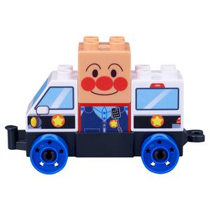 つながる！ひろがる！のりものブロックシリーズ アンパンマンとパトロールカー