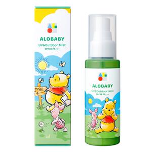 アロベビー UV&アウトドアミスト ディズニーver くまのプーさん SPF38/PA++ 80ml