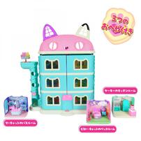 ギャビーのドールハウス 大きなネコちゃんハウス ニャンタスティックギフトセット 3つのおへや付き クリスマスプレゼント 3歳 4歳 5歳