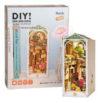 木製立体パズル つくるんです TGB02S サンシャインタウン ガーデンハウス 3D 組立キット インテリア 日本語説明書付き