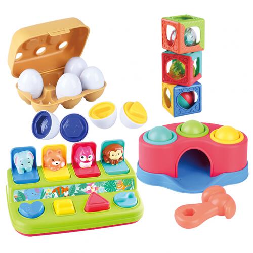 プレイポップ たくさん遊べる！カラフルおもちゃセット トイザらス限定 クリスマスプレゼント 1歳 2歳 3歳