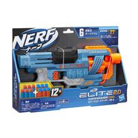 ナーフ エリート 2.0 コマンダー RD-6 手動 連射 エリートダーツ12本付属
