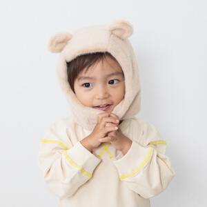 クマミミフード ベージュ&times;46-50cm ベビーザらス限定