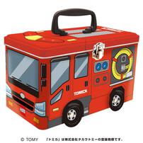トミカトランク缶 消防車  クリスマス お菓子