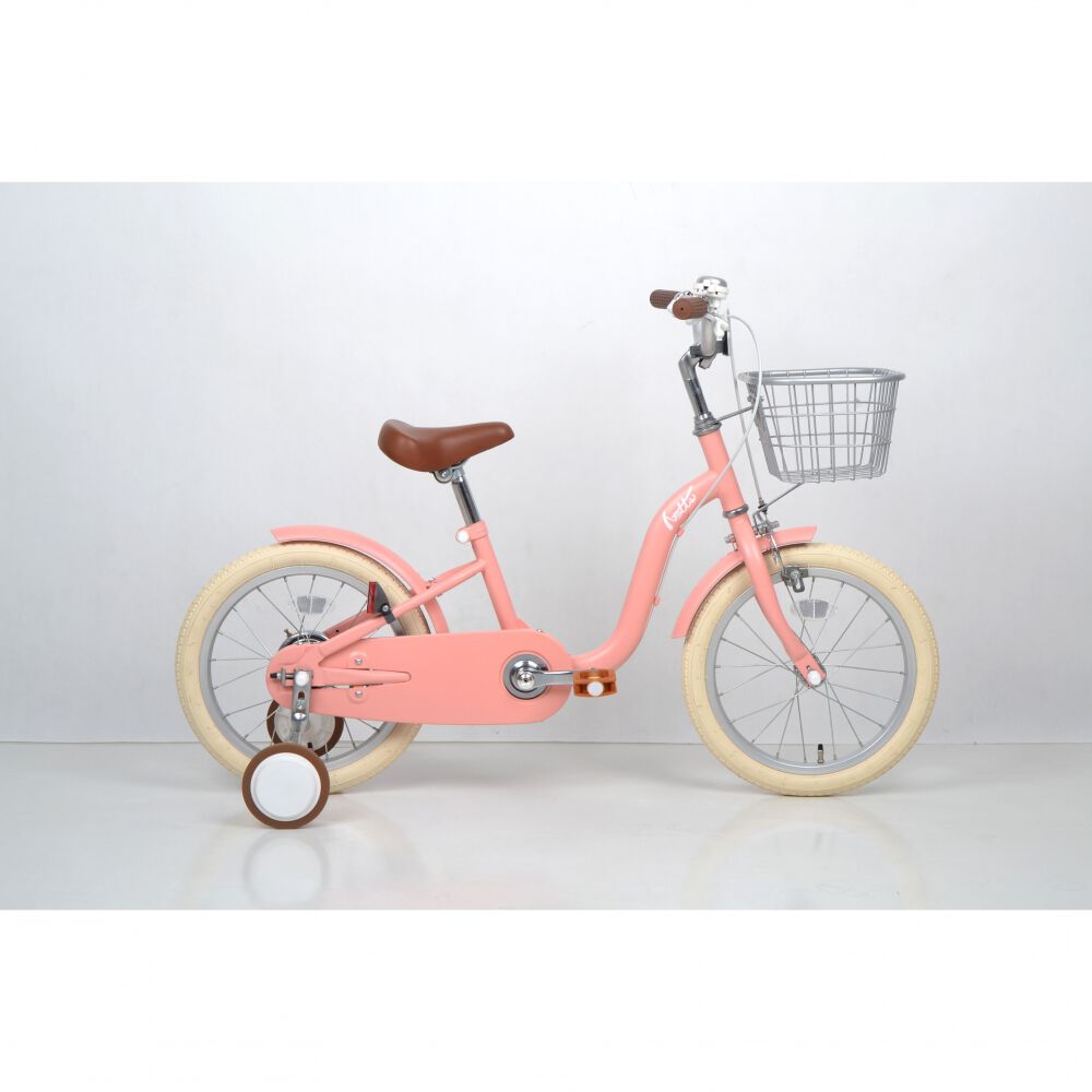 16インチ 身長110～116cm 子供用自転車 ノッツ コーラルピンク