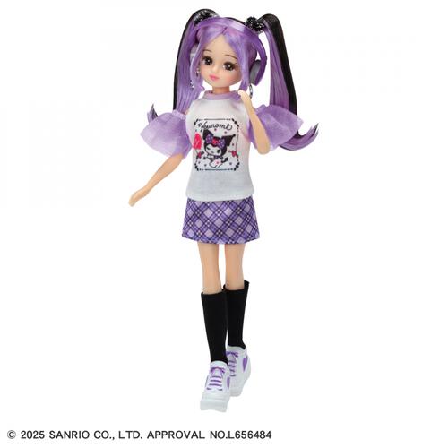 リカちゃん 人形 クールなクロミ リカちゃん DX カジュアル＆パープルワンピセット